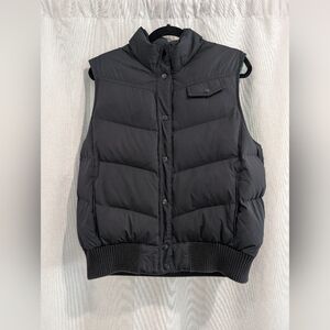 Black Down Puffer Vest Women’s XL Lightweight Quilted Packable Outerwear